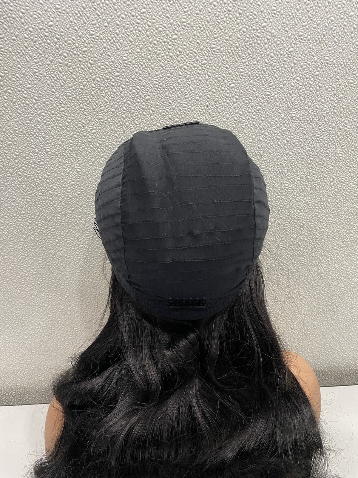 Durya Natural Black 250% Density Human Hair Lace Front Wig 26″