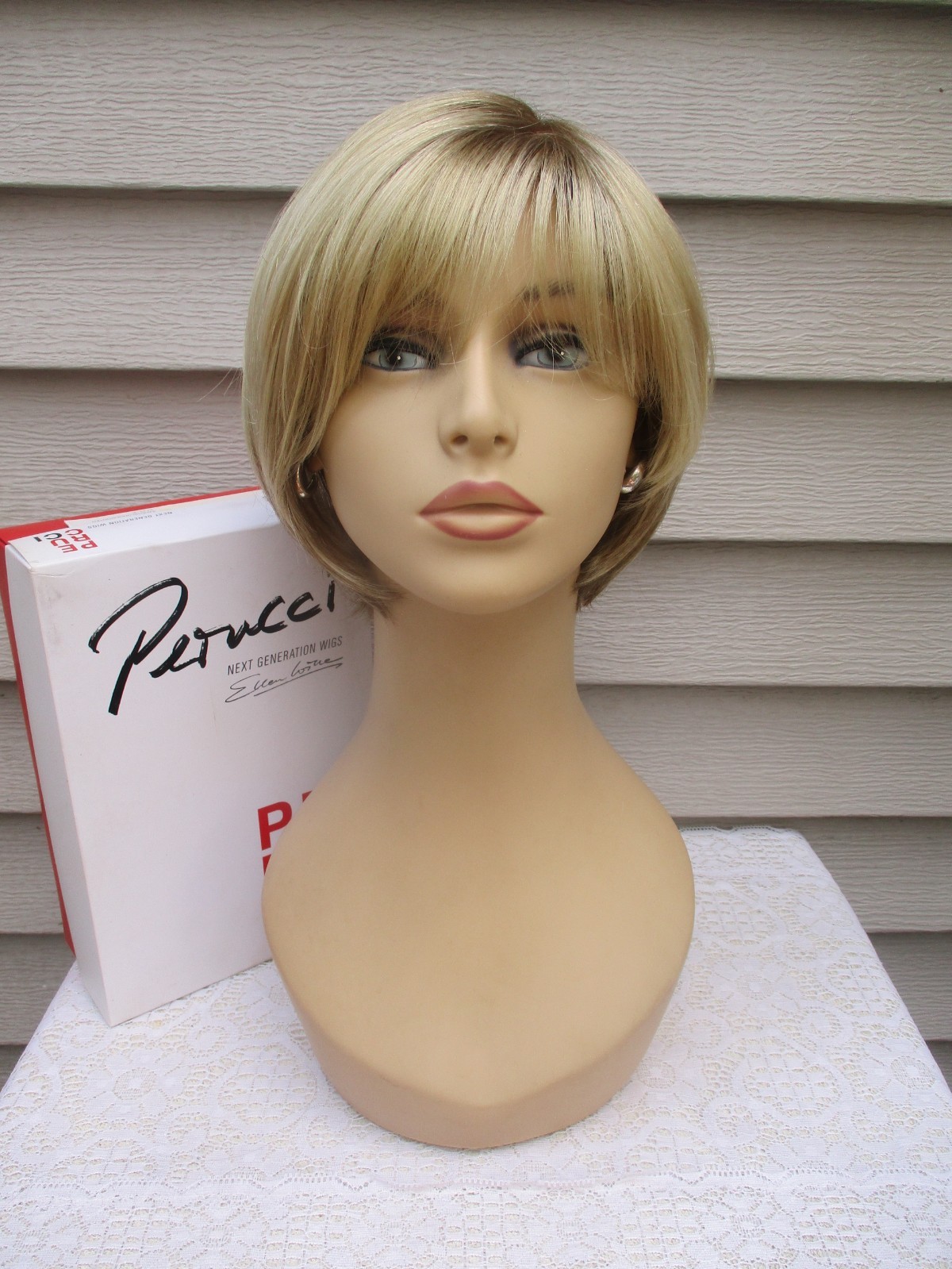 Ellen Wille Wig ECHO Color SANDY BLONDE Lace Front Mono Part READ