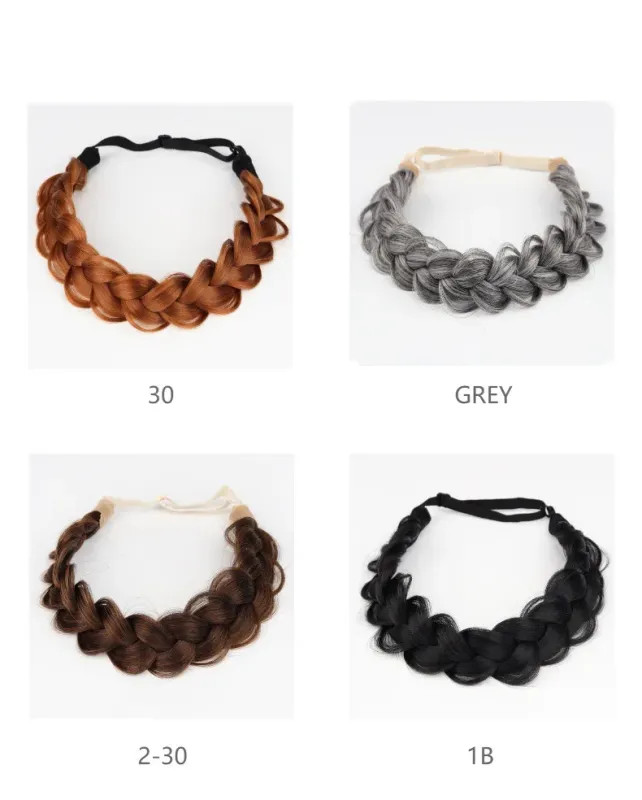 Synthetic Premium Adjustable Handmade Braided Elastic Band Hair Fashion Braiding