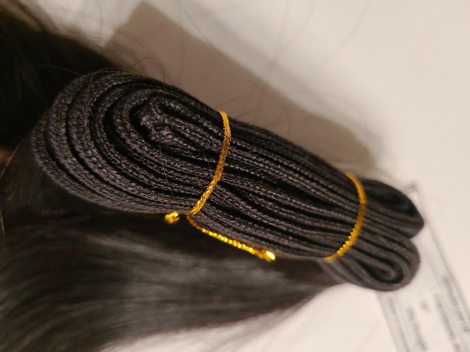 Human Hair 18″ Silky Straight #1B (VIRGIN) Hair Bundle Made In INDONESIA