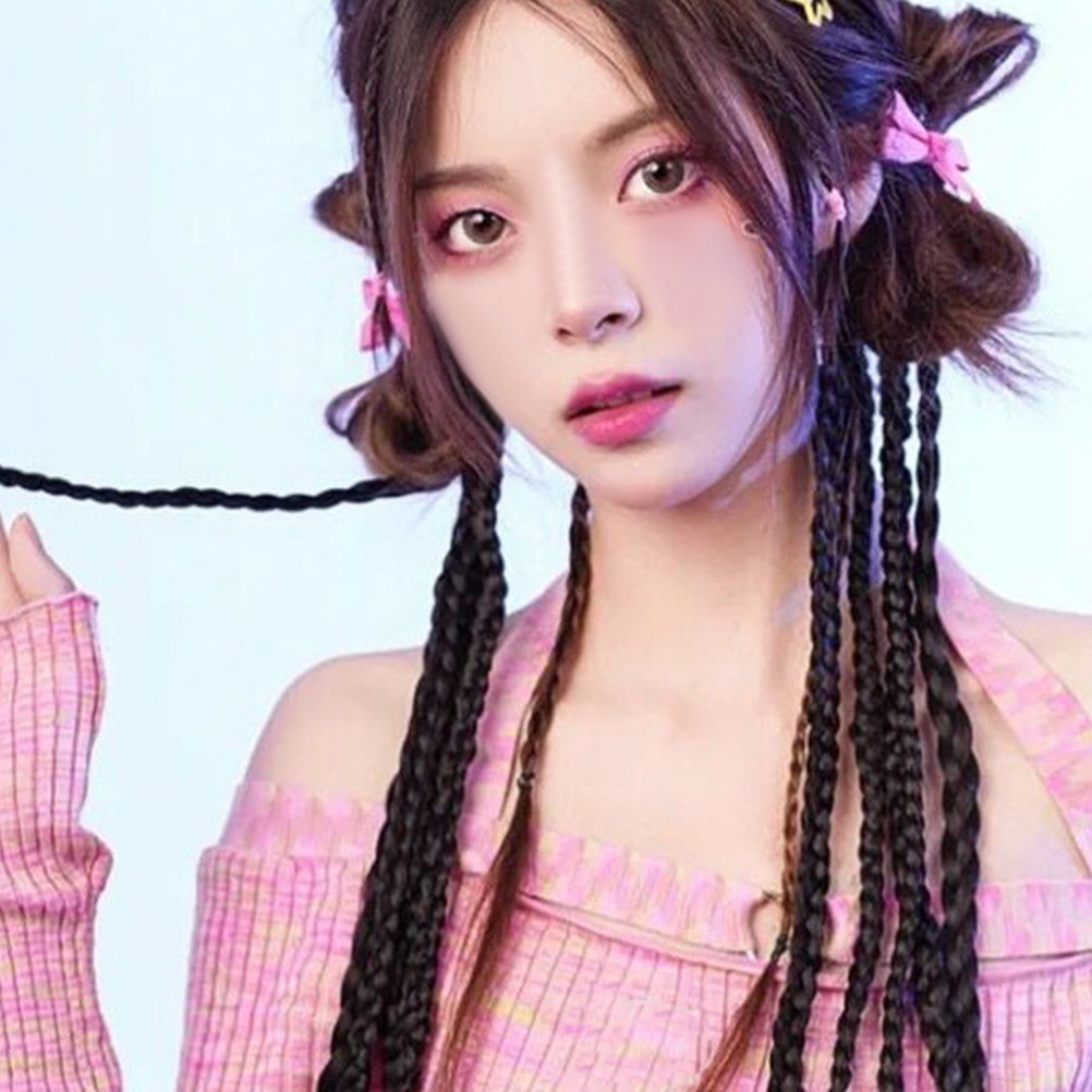 Long Braided Ponytail Extension with Hair Tie for Thin Thick Long or Short Hair