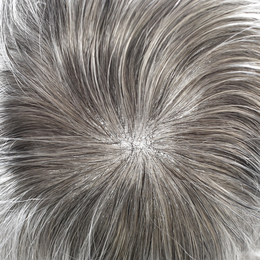 Mens Toupee Hair Piece System All French Lace Hair Replacement Unit Wig for Men