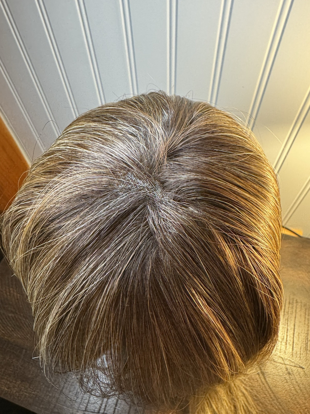BELLE TRESS LACE FRONT MONO TOP BANGS 16” HF In Brown Sugar Sweetcream
