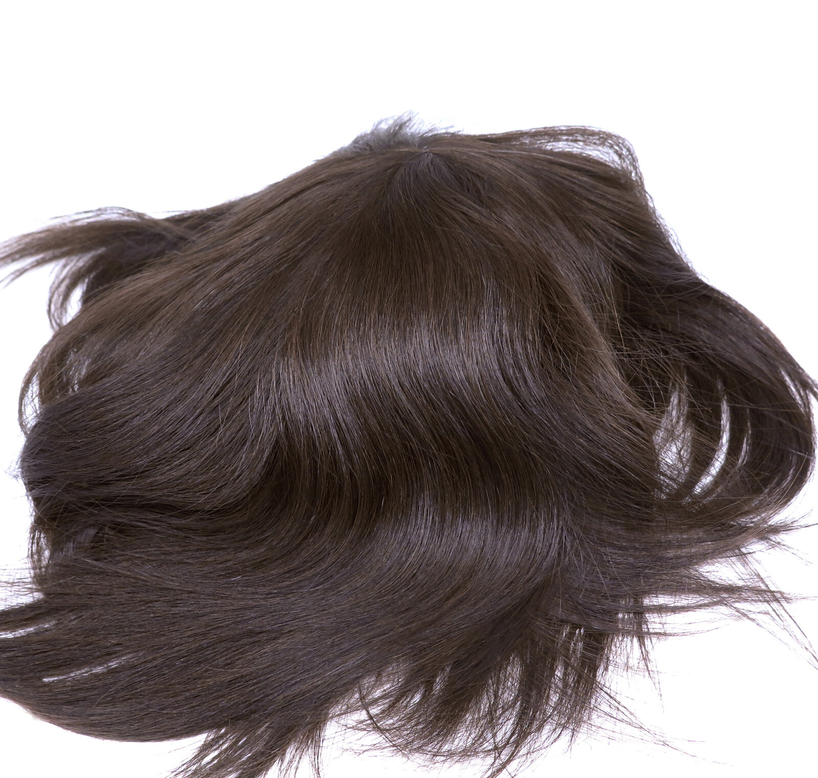 European Virgin Hair System Toupee Injection Skin Hairpieces Real Mens Wig #2