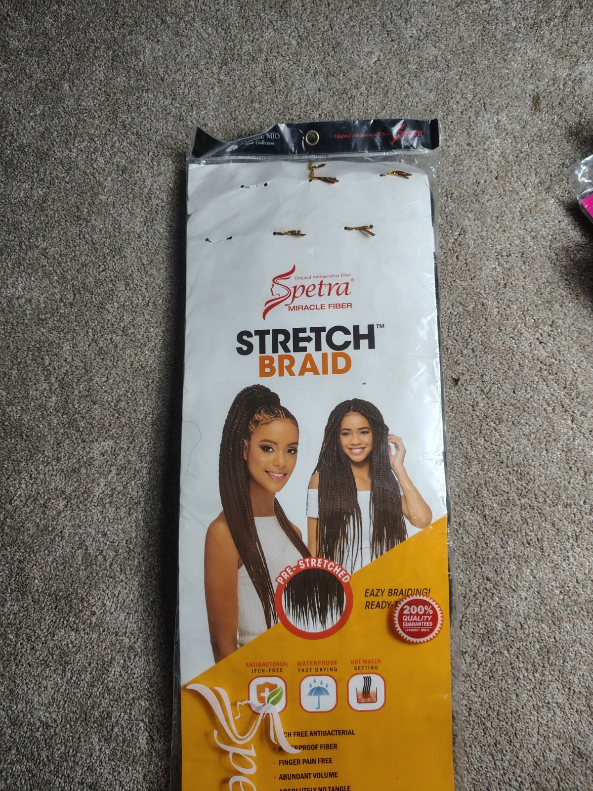 5 Packs Spetra Stretch Braid 25″ 6X Value Pack Pre-Stretched – 27 Bundles Total