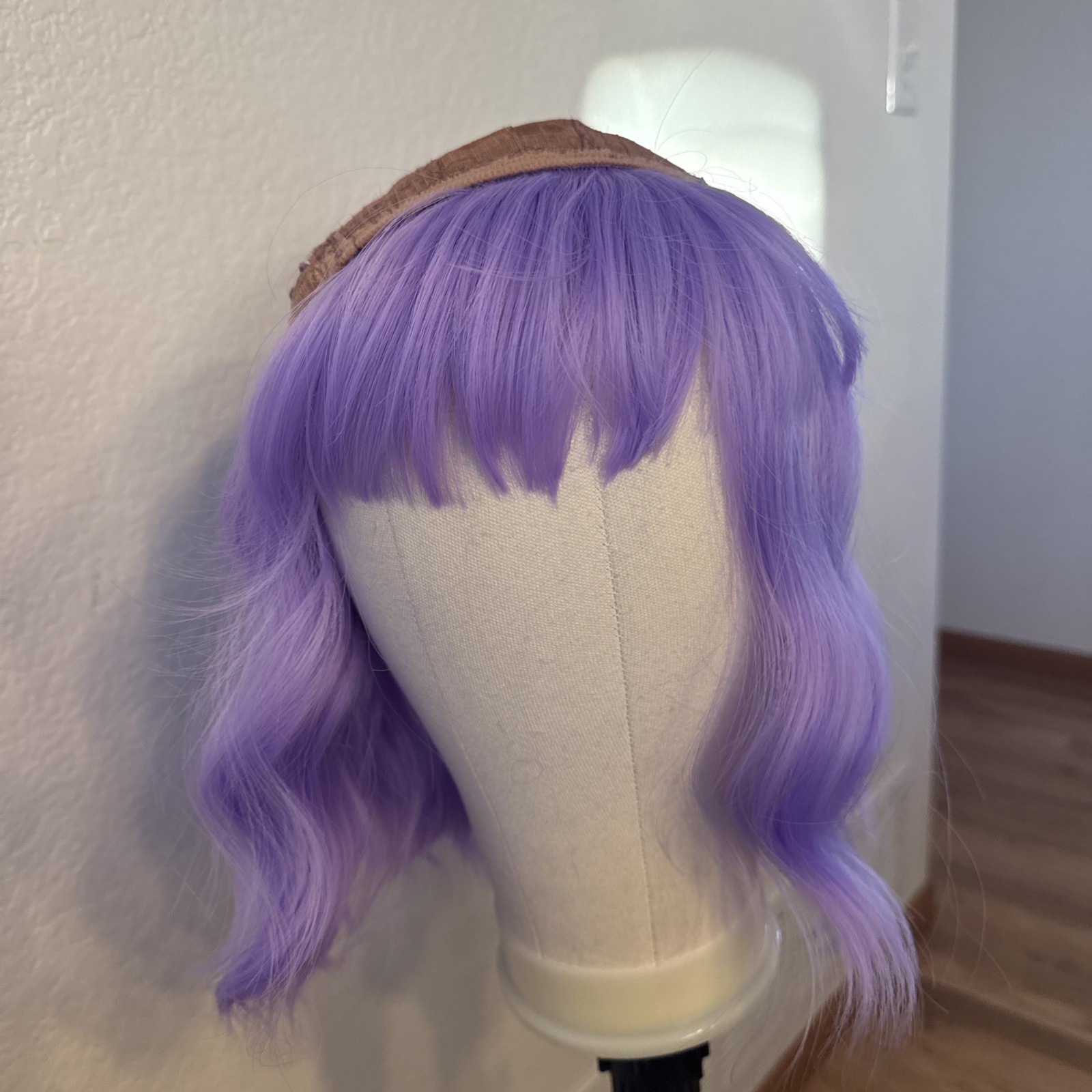 Lavender Hard Fronts Hairline Lace Cap Frontal Wig 14” 333