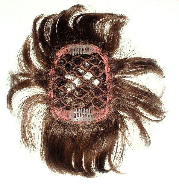 HAIR-TOPPER / WIGLET Women’s, Color: Brown, with Box & Instructions