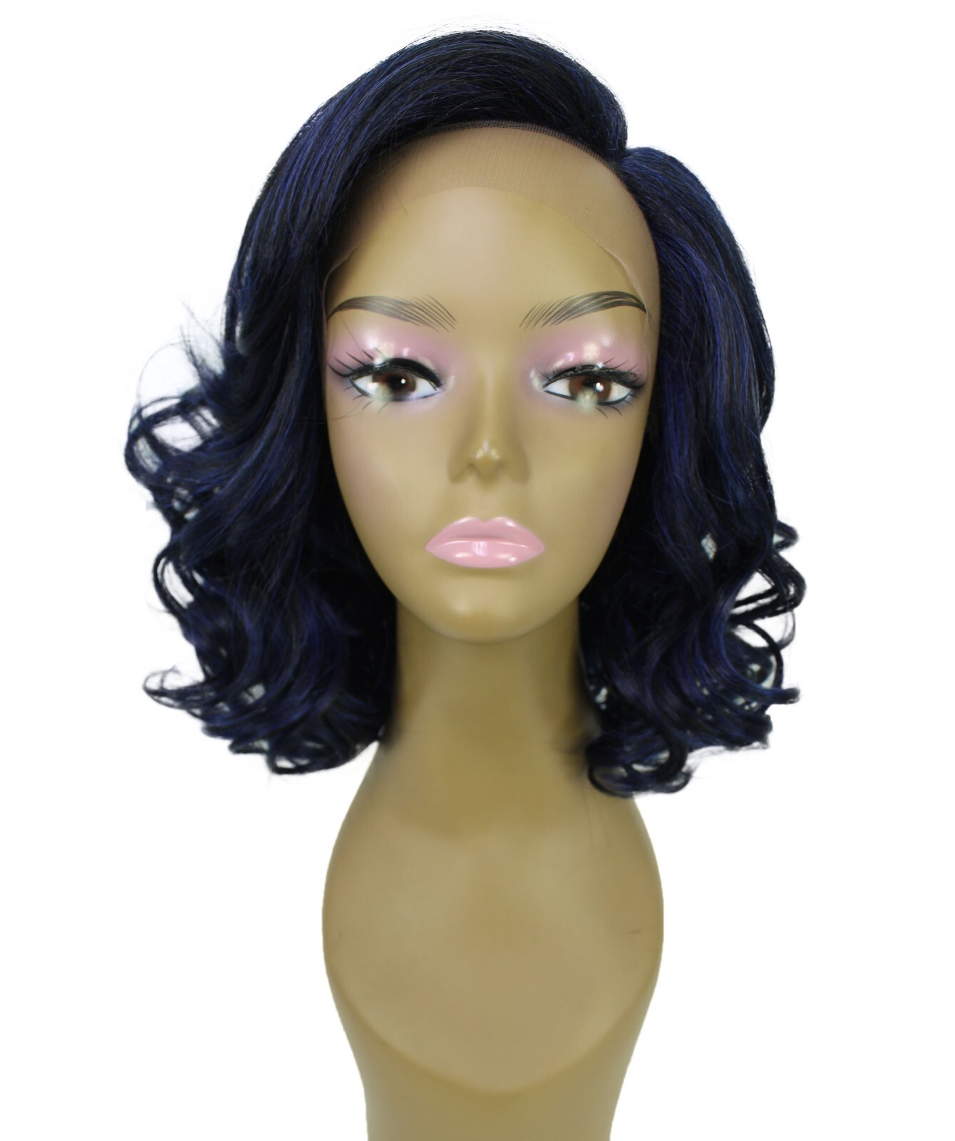 LUXLUXE Aliyah Wavy Layer 12.5 in Long L Part Wig, Heat Resistant Fiber, BL-0146