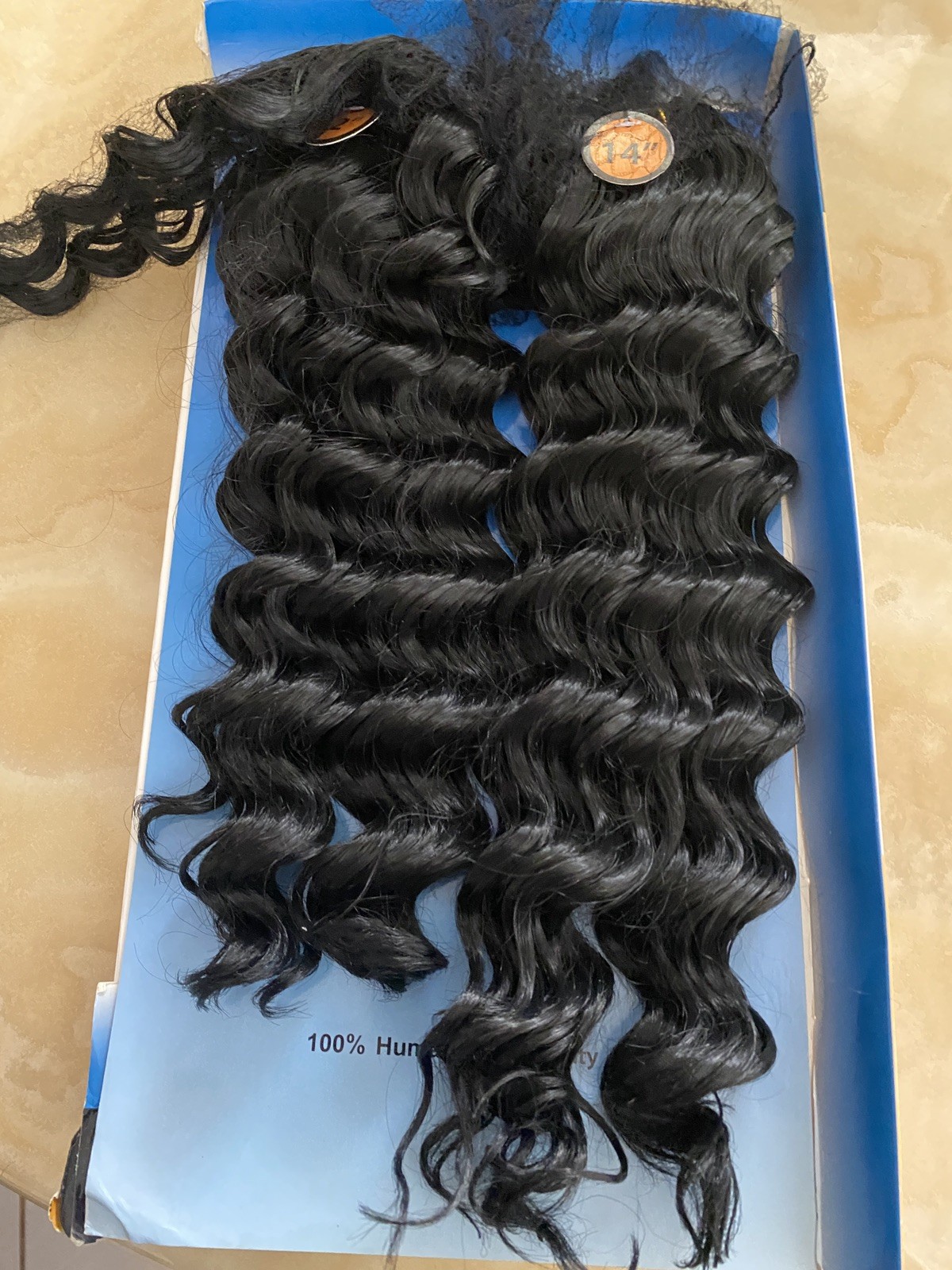 HAIRTREND SYNTETHIC ALL IN ONE DEEP CURLY HAIR 10 12 14 16 & “12 CLOSURE 1B/30