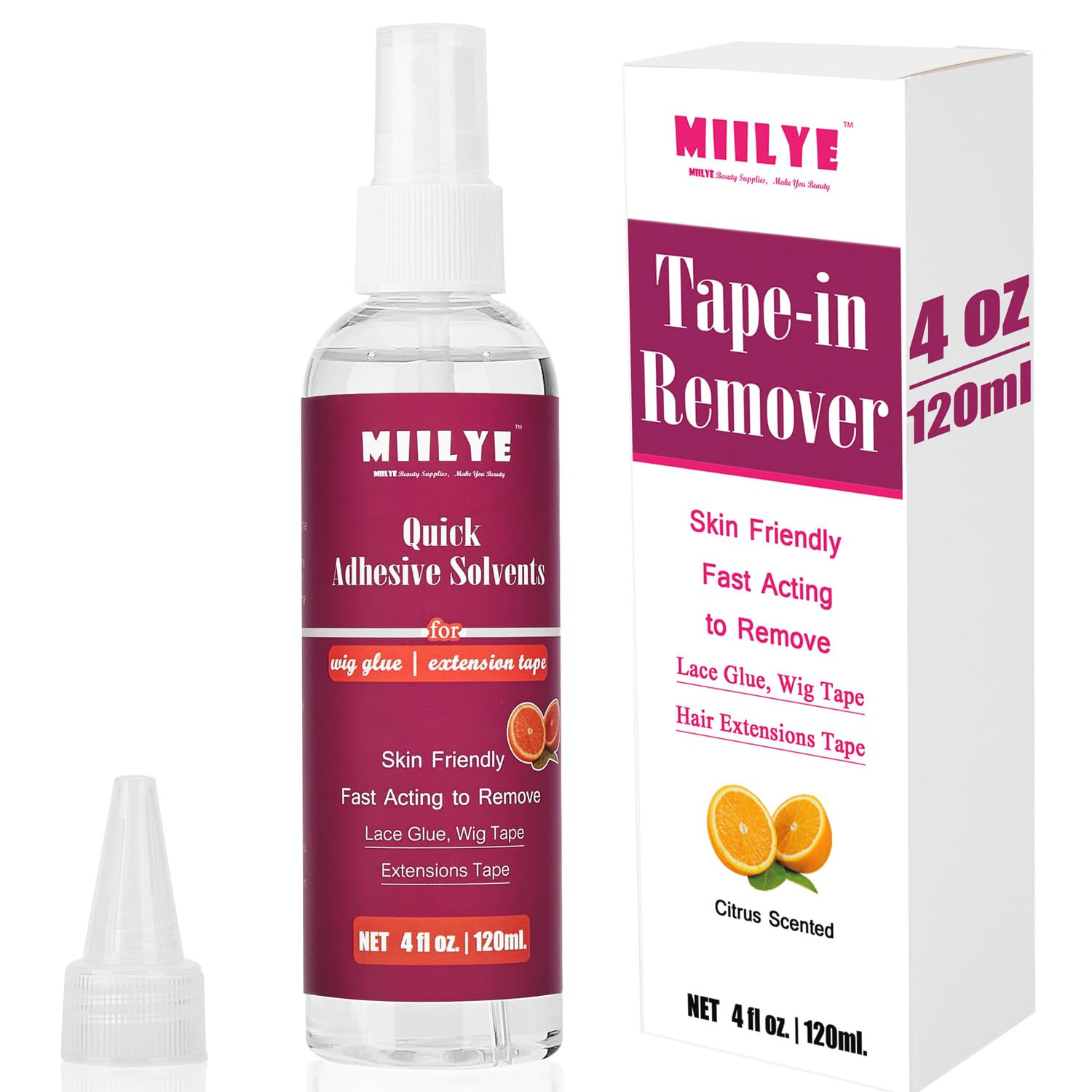 Tape in Extension Remover Spray 4Oz/120Ml, Tape in Remover Lace Wig Glue Remover