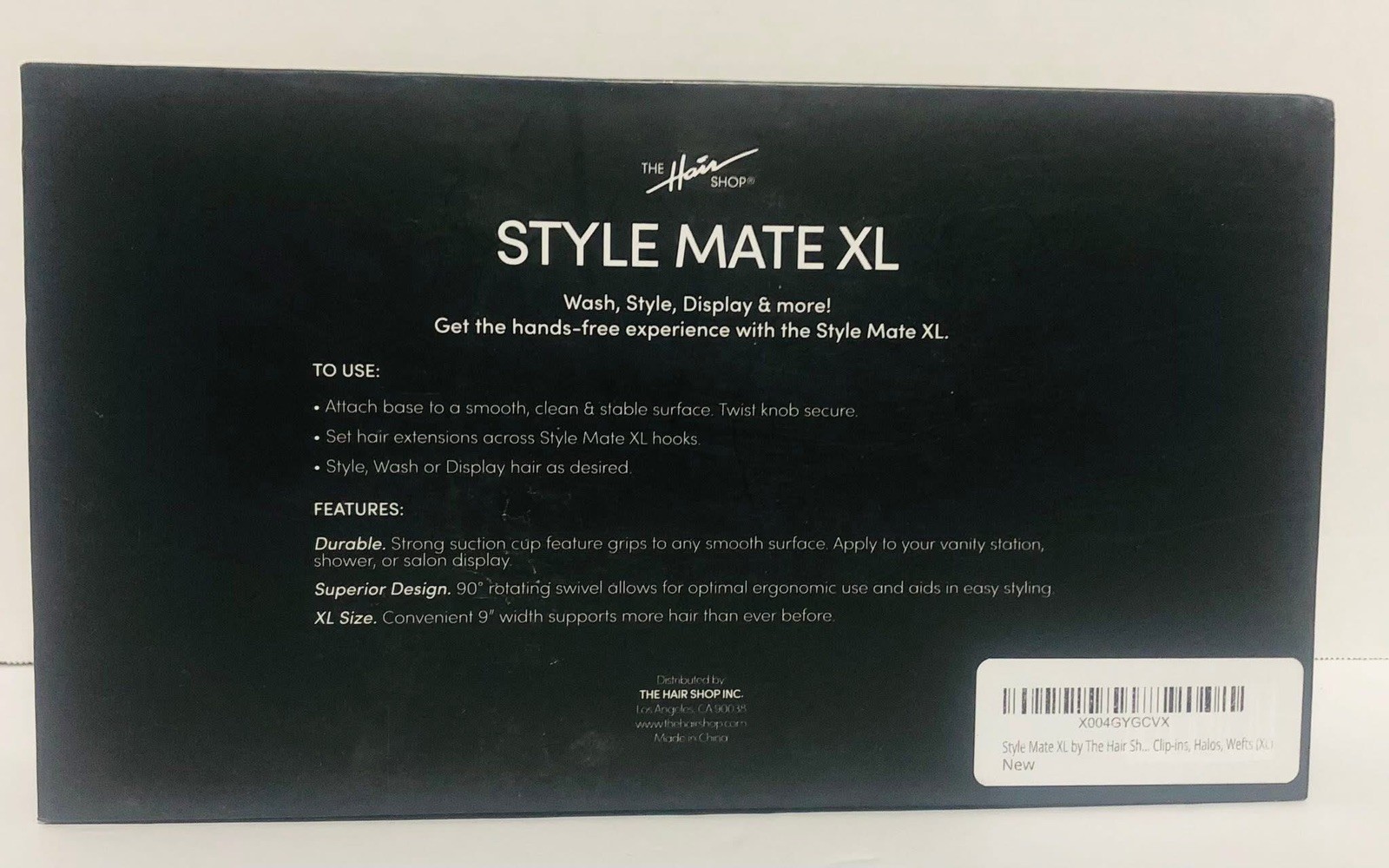 Style Mate XL The Hair Shop Hair Extension Styling Holder 4-in-1 New Condition