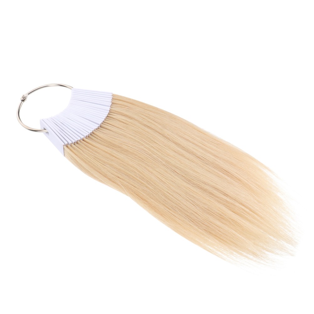 30 Pcs Real Human Hair Color Samples for Hair Styling and Salon Dye Practice