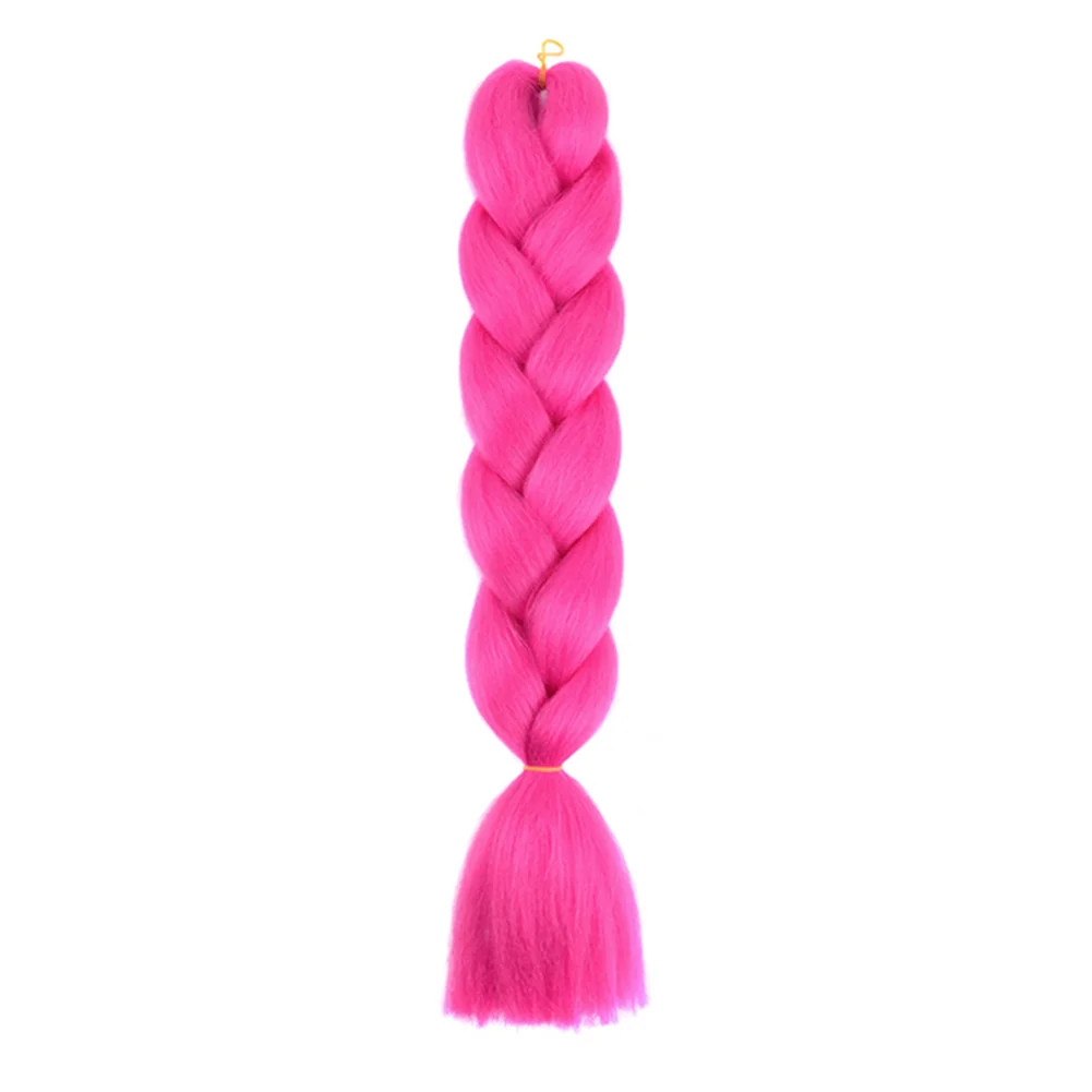DIY Jumbo Braiding Hair Synthetic Afro Ombre Crochet Braid Extensions For Women