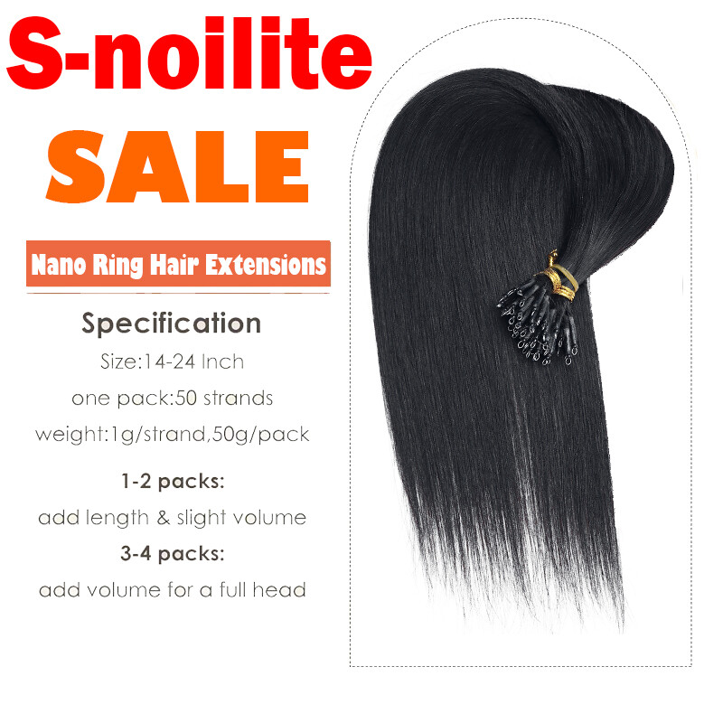 Blonde Nano Ring Remy Human Hair Extensions Pre-Bonded Fusion Keratin Thick 150S