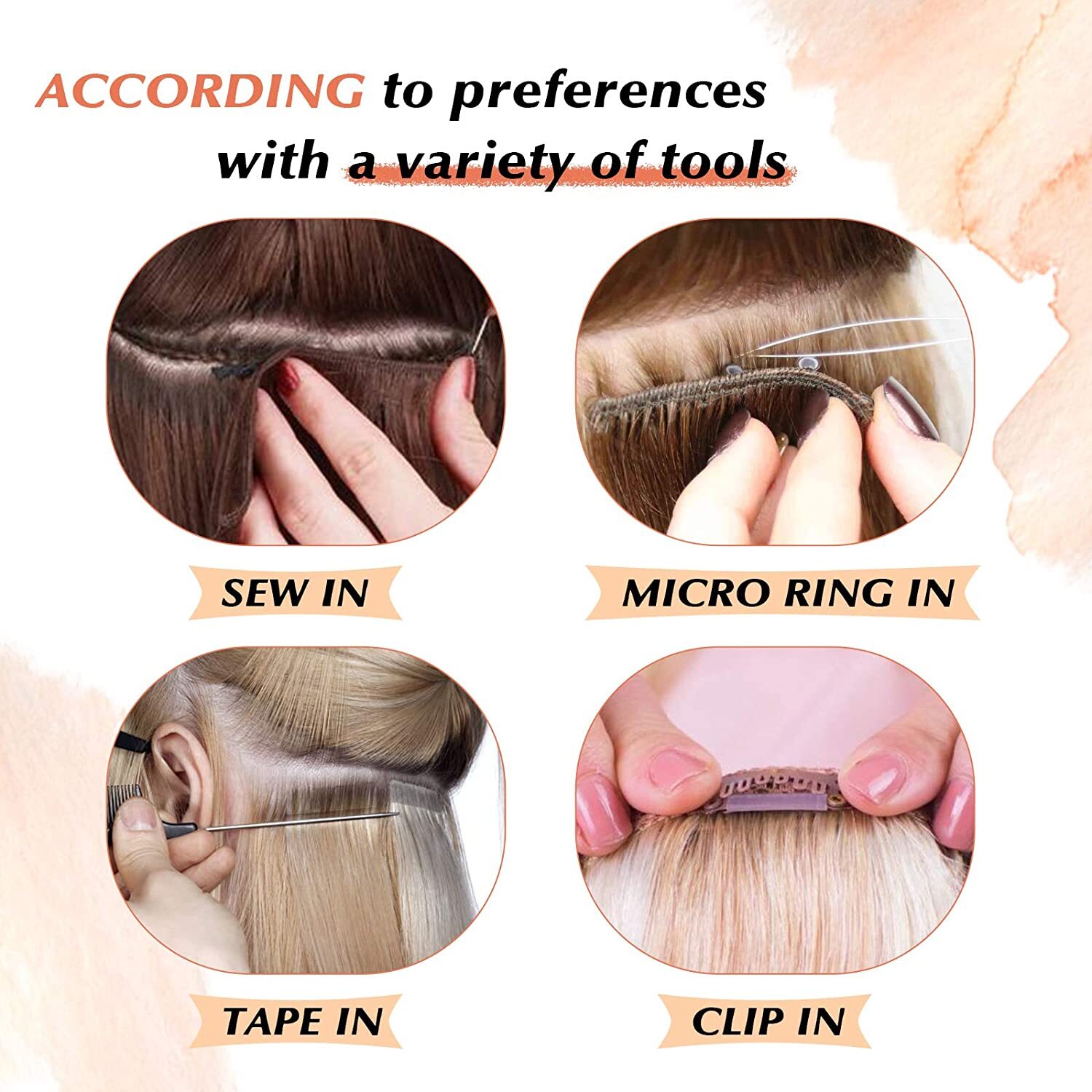 Double Weft Hair Extensions Sew In Weave Remy Brazilian Human Hair Highlight100g