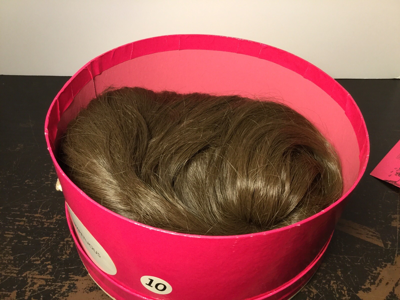 Vintage 1960s Ghedini Wig in a Box Impetuous Style Size 10 Bob Cut See Pictures