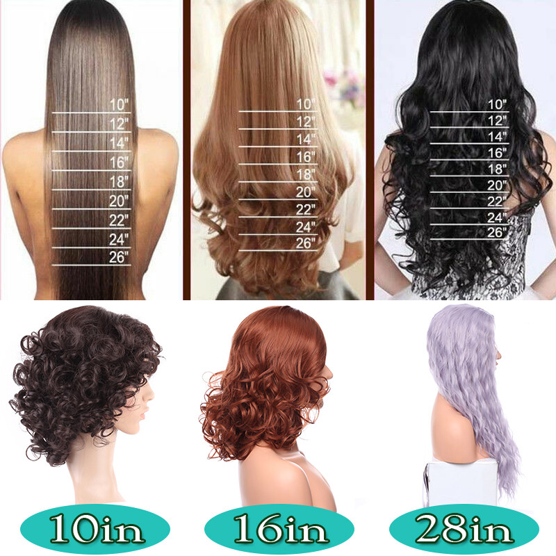 Natural Hair Front Lace Wig Women Long Curly Wavy Wigs Coloured Balayage US 2024