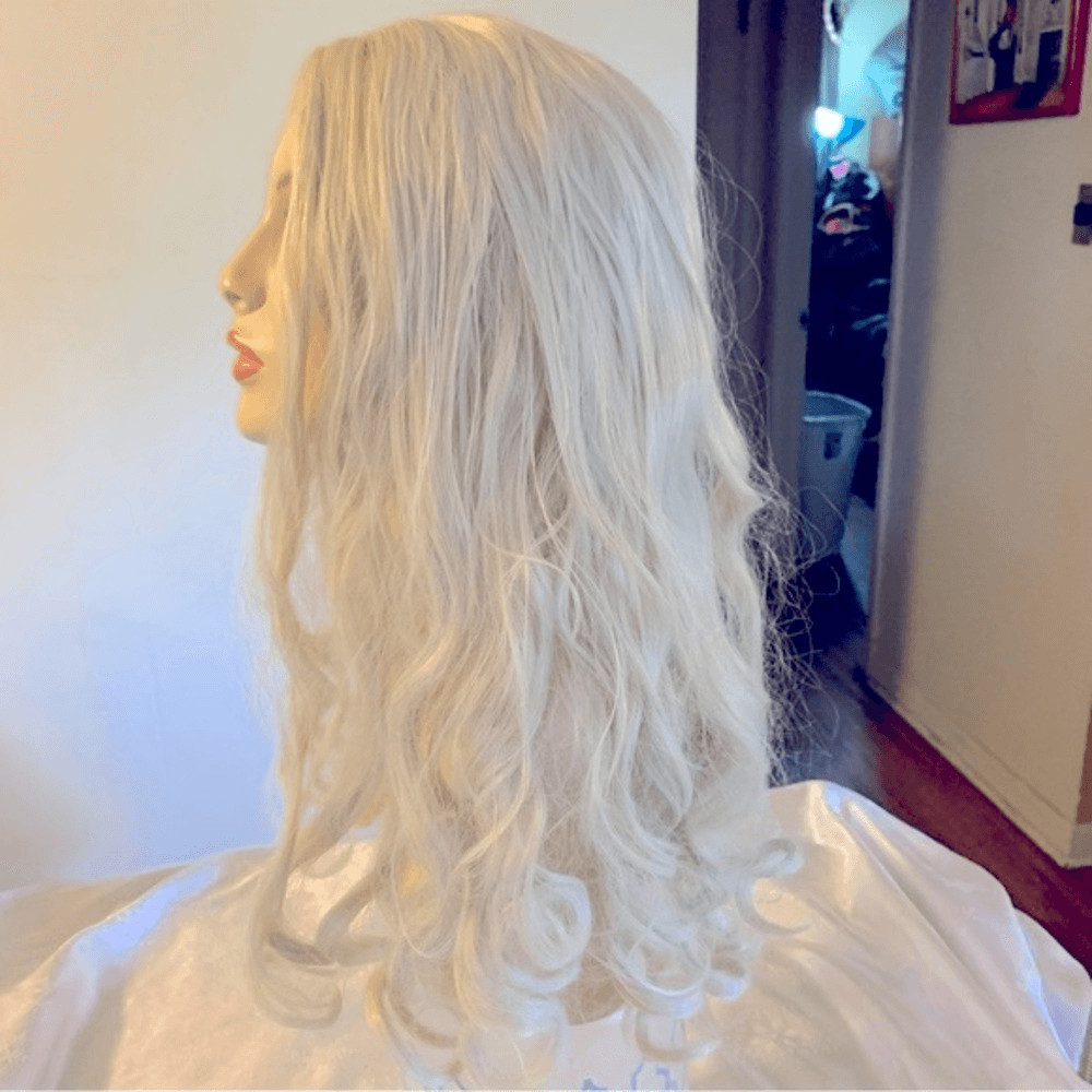 Wig Cosplay Miss U Hair XL Blonde Curls Adjustable Straps Gorgeous