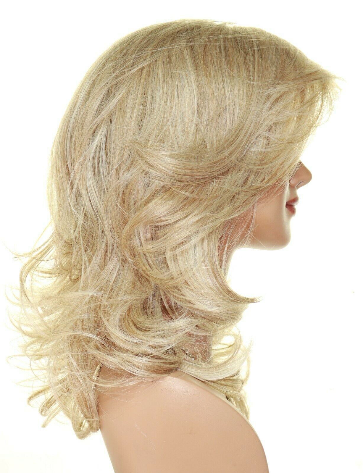 Curve Appeal Lace Front Mono Part Heat Friendly Wig BISCUIT BLOND AUTHENTIC -2