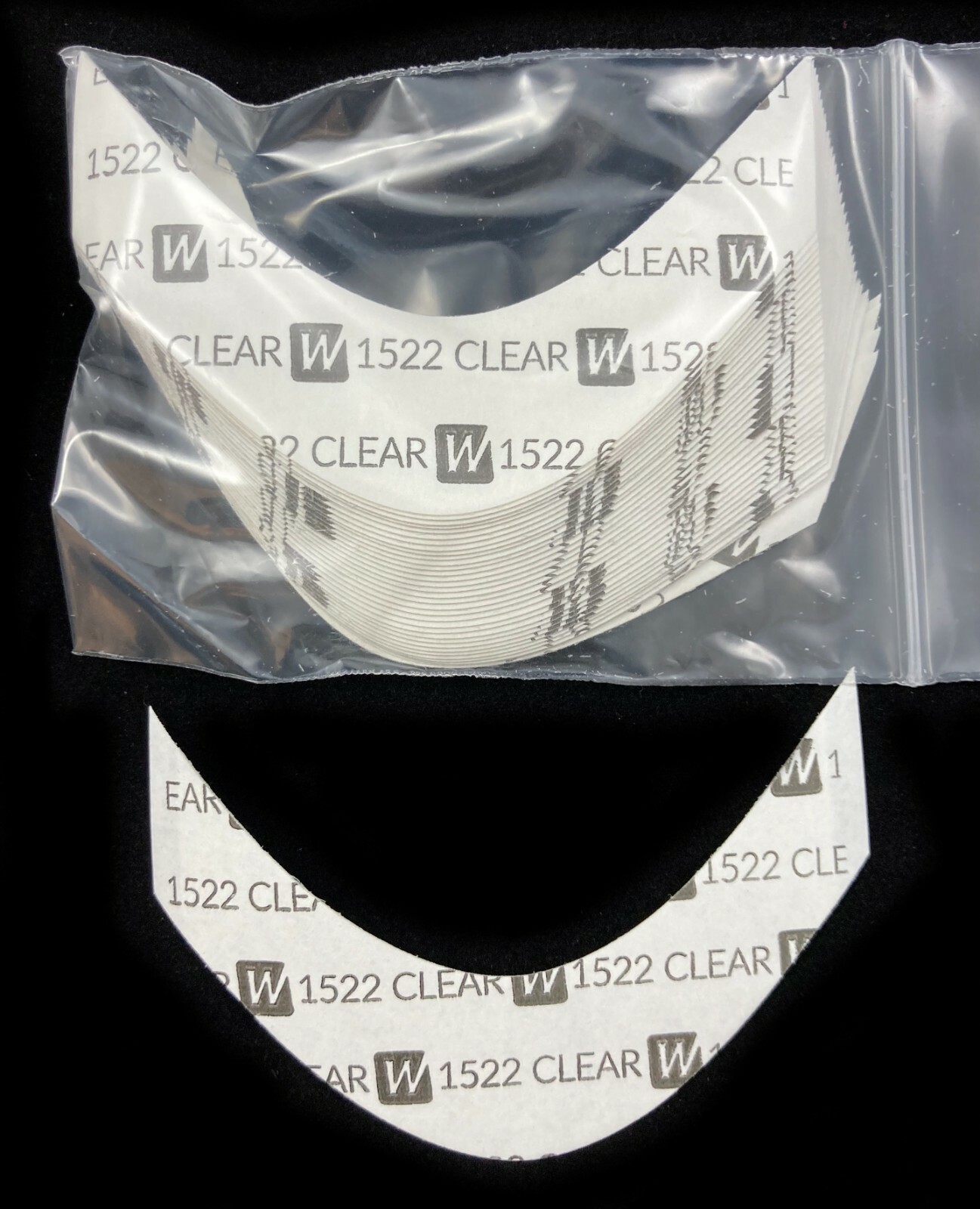 Walker 3M 1522 Hairpiece Tape 216 Pc AA Contour 6 Packs Poly Wig Toupee PRIVATE