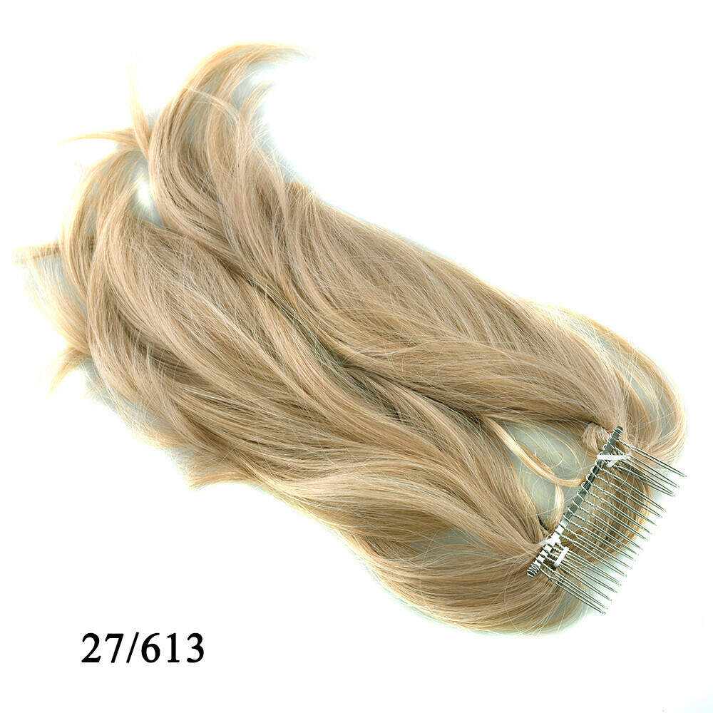 Messy Bun Hairpiece Comb Clip in Ponytails Pony Tail Hair Chignon Updo for Women