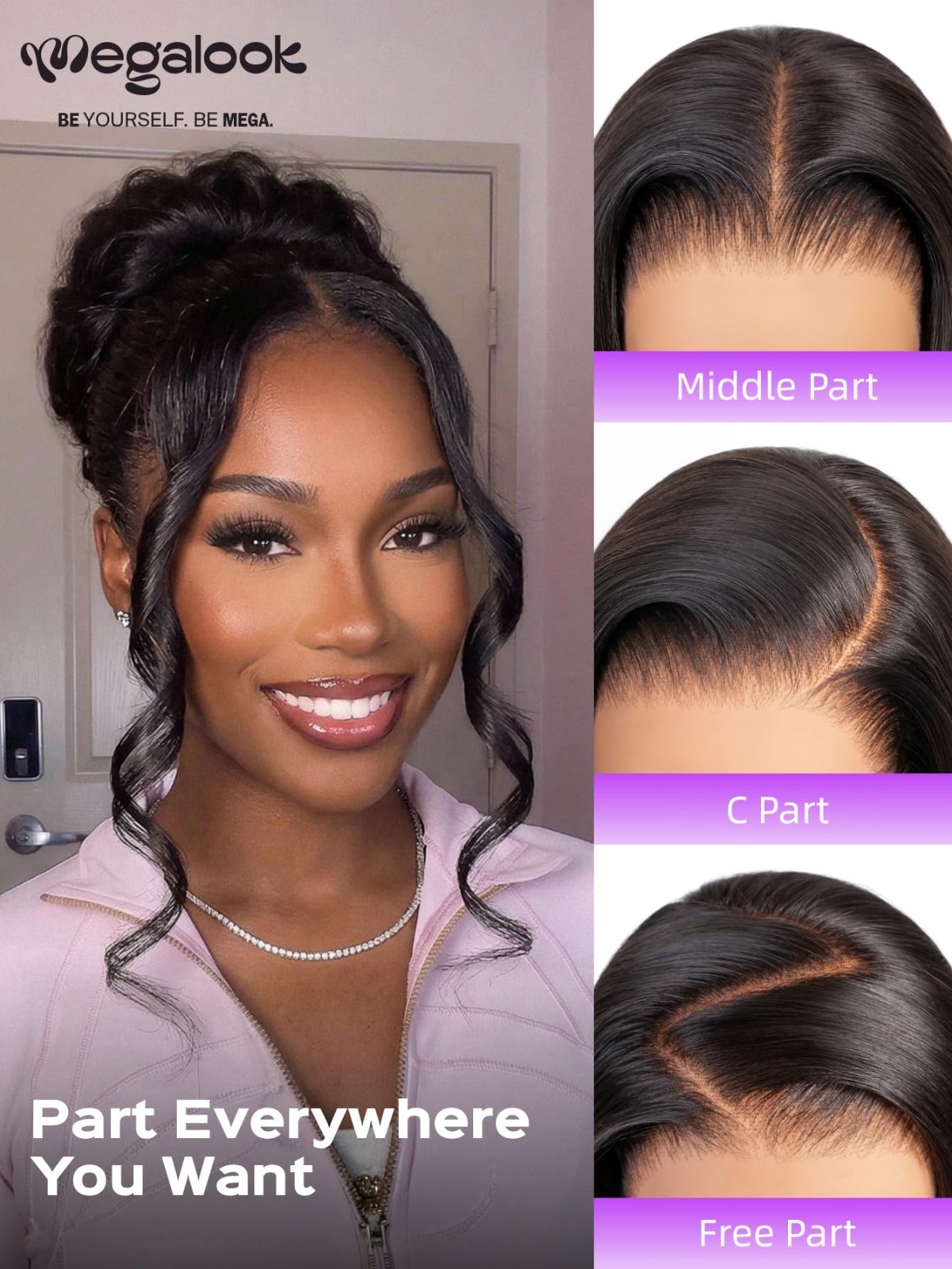 13×6 Lace Front Wig 220% Density Straight Human Hair Pre-Plucked 26″ HD Frontal