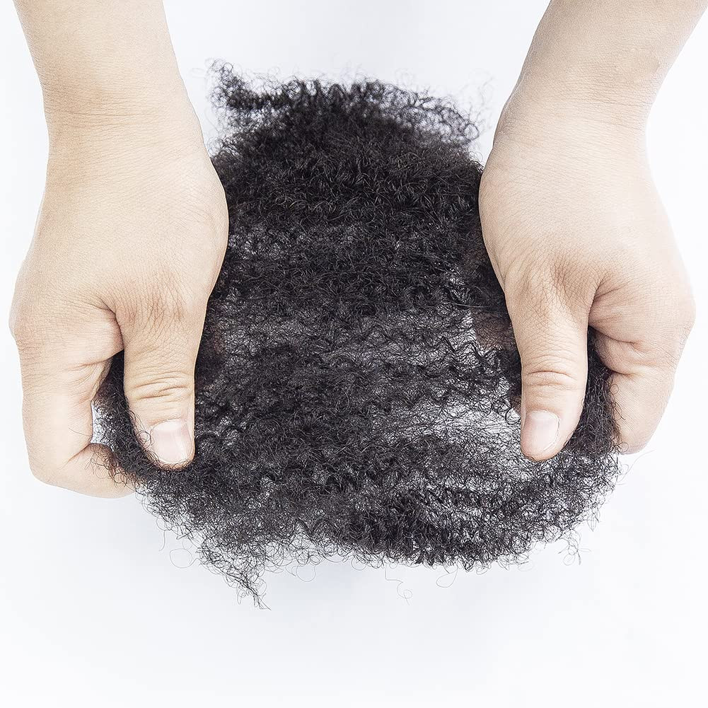 JOJOLOVEU 100% Human Hair Kinky Curly Crochet Hair Afro Bulk For Dreadlock Ex…