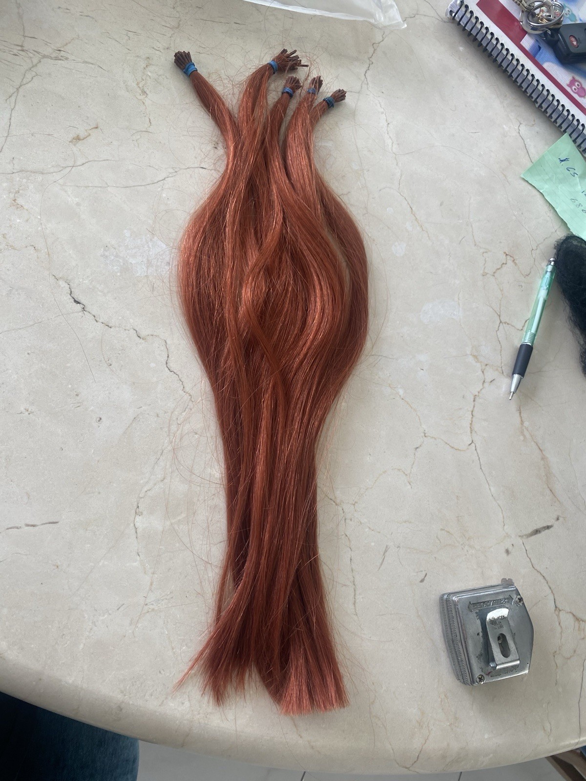 Human Hair 16” 129pcs 68 Gm
