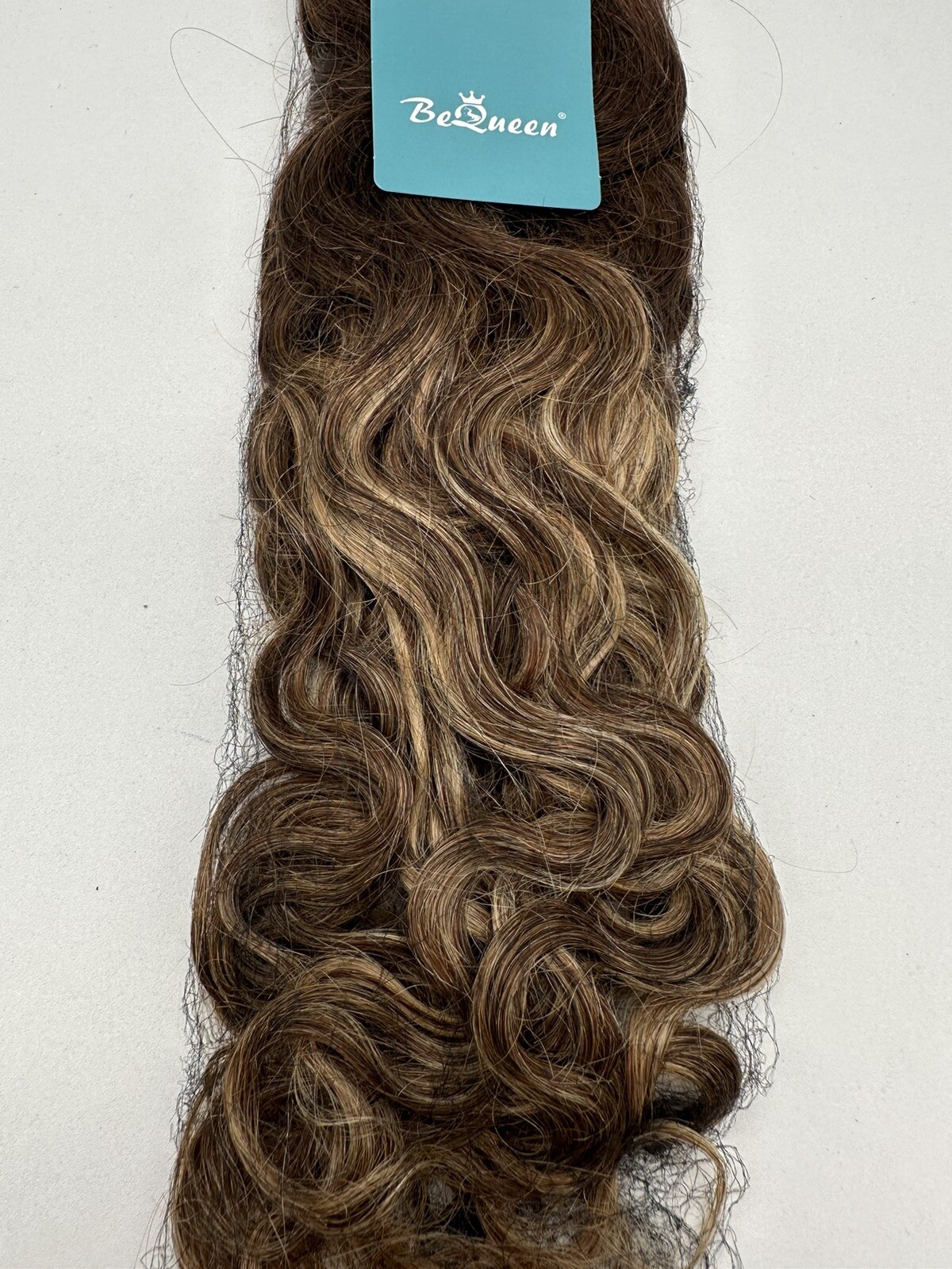 BEQUEEN Hair Clip in 100% Human Hair Extensions 8pcs 120g 18 inch, F4/4/27