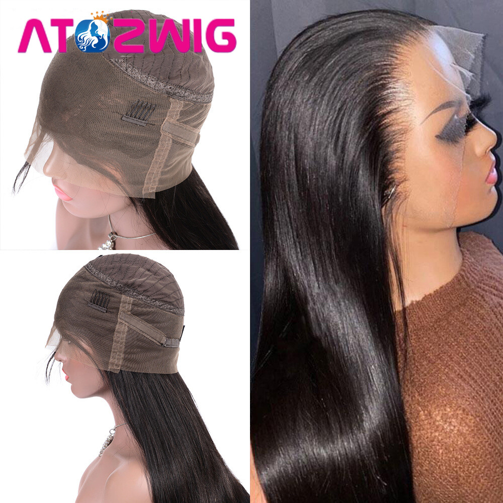 Bleached Knots 360 Full Lace Front Wigs Human Hair Glueless Lace Front Wigs