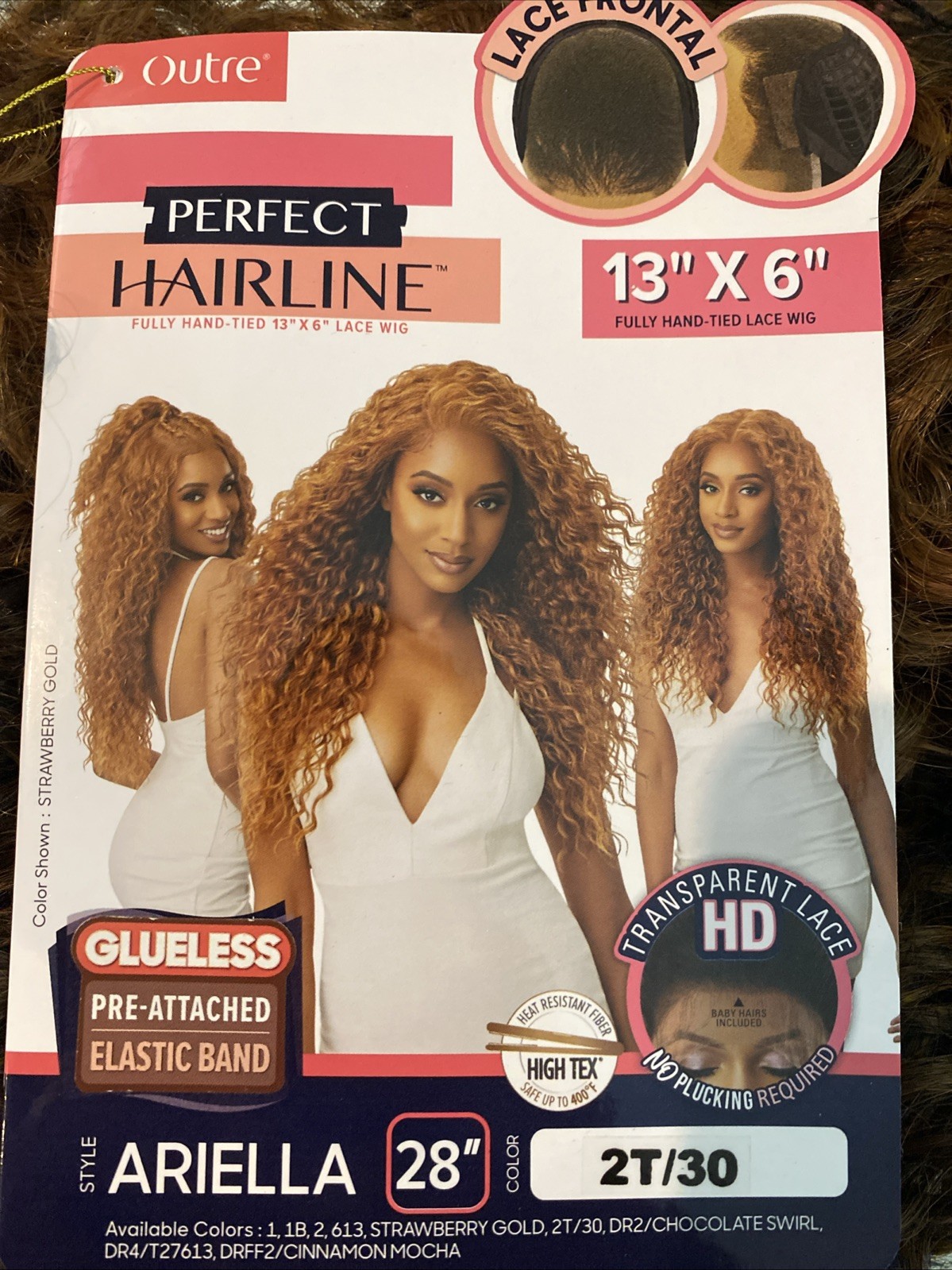 Outre PERFECT HAIRLINE Synthetic 13X6 Lace Front Wig – ARIELLA 2T/30