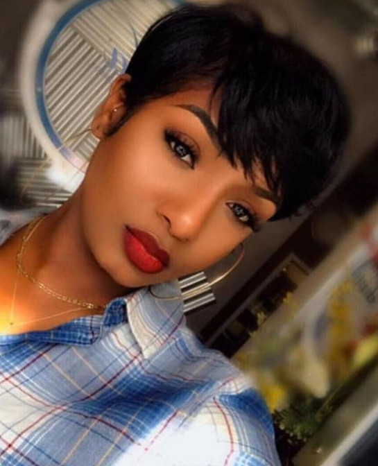 Pixie Cut Wigs Short Straight Human Hair Wigs For Women Full Machine Made Wig