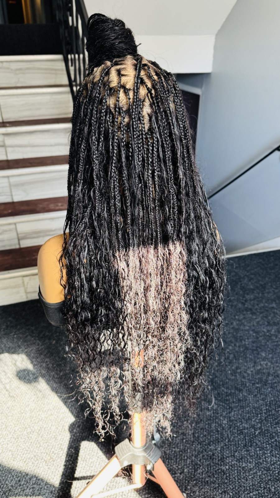 360 Lace Frontal Boho Braids Ready To Ship