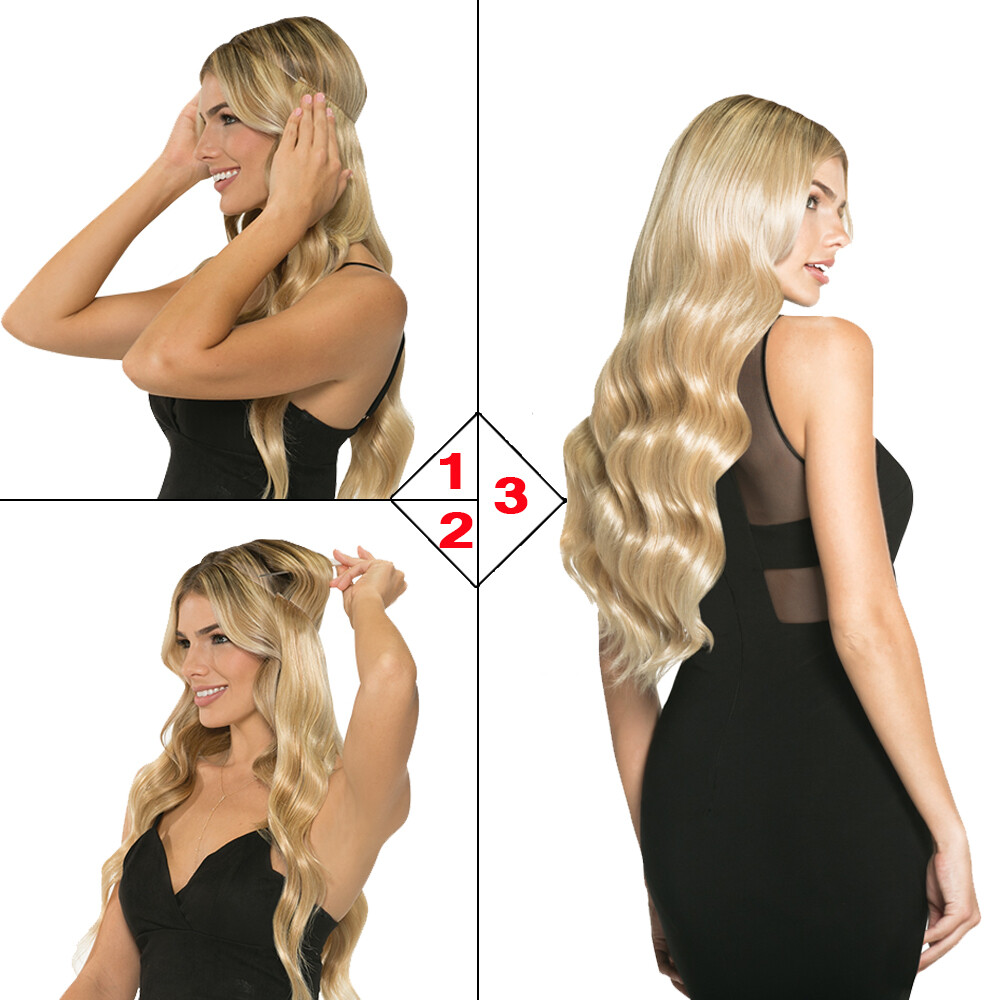 100% Natural Secret Head Band 1Pcs Elastic Wire in Hair Extensions as human USA