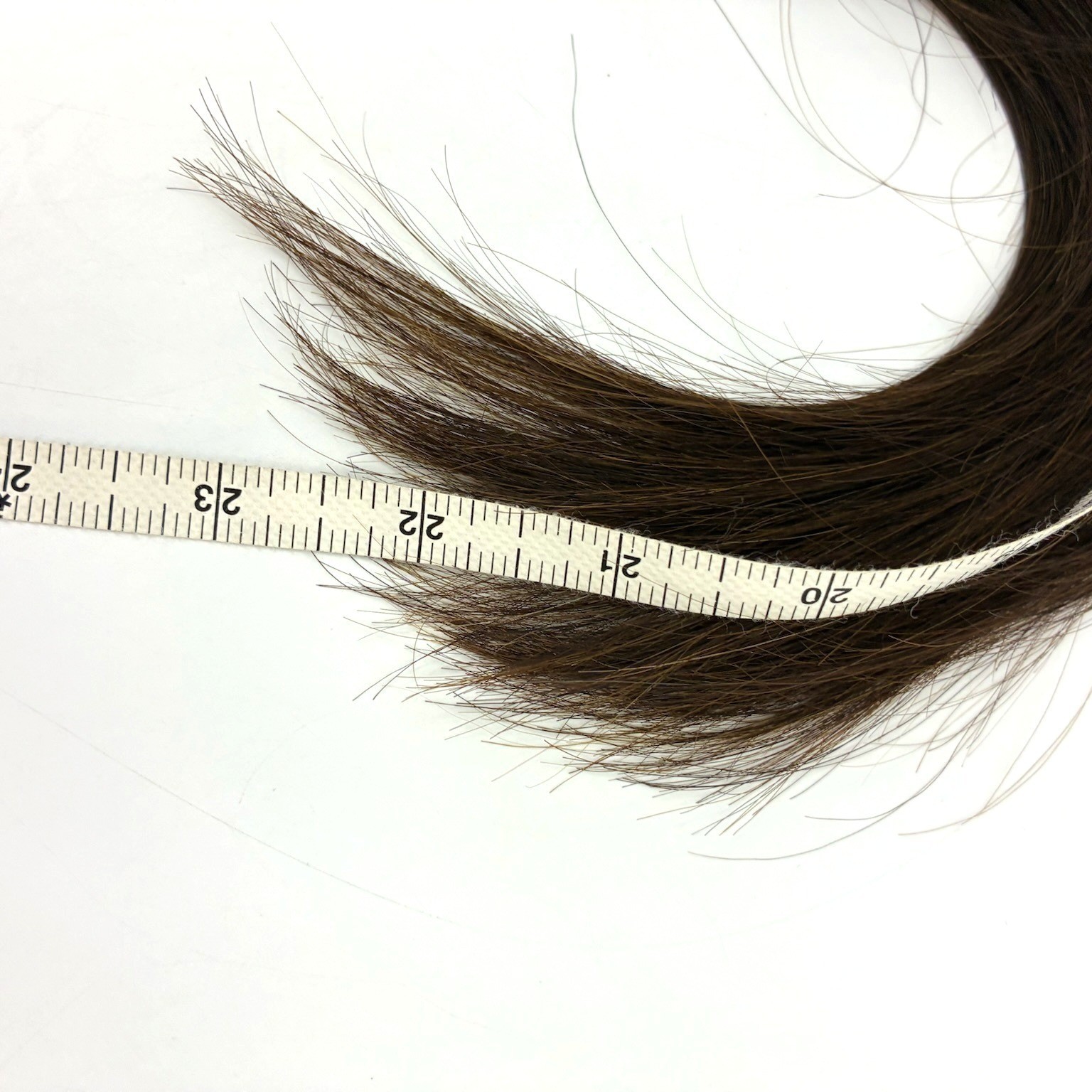 Glam Seamless Invisi-Clip Hair Extensions #1C Mocha Brown 7 Wefts 22″ 180g NWOT