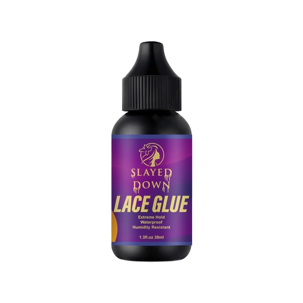 Extreme Hold Lace Glue for Lace Wigs 1.3oz – Water Resistant, Invisible Bondi…
