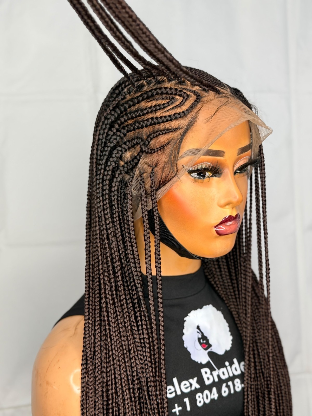 Flip Unit In Color 33 With Baby Hair And Adjustable Bands