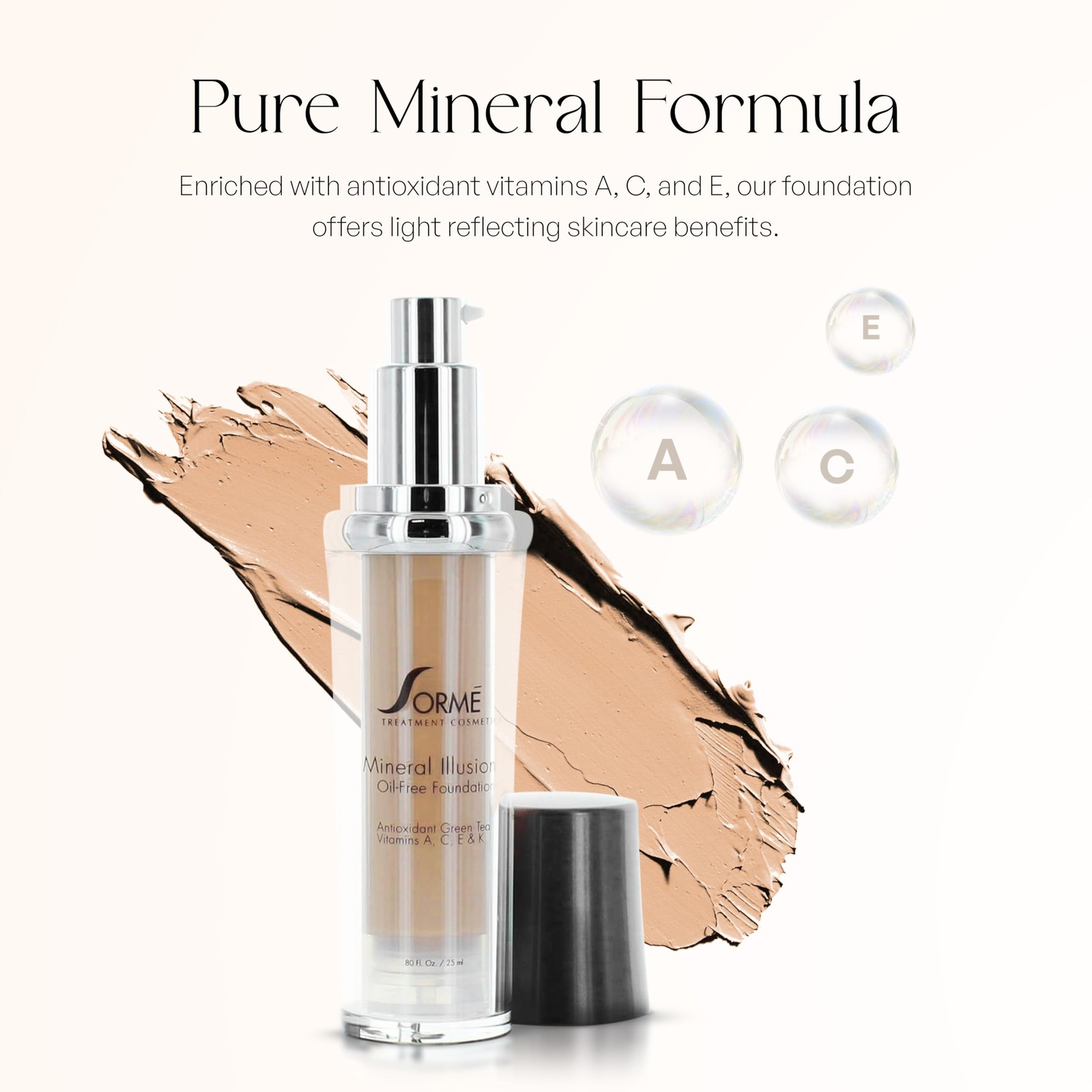 Mineral Illusion Oil Free Liquid Foundation Hydrating Shea Butter 25ml