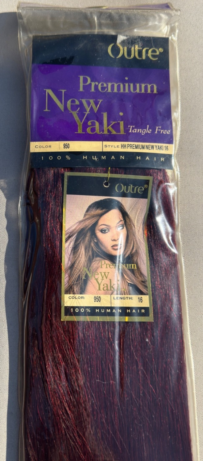 Outre HH Premium New Yaki 16 18 20 Inch 100% Human Hair Weave Weft – Tangle Free