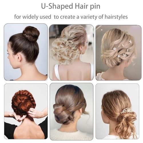 36Pcs Hair Pins for Buns & Updos – Large Bobby Brown – Curved