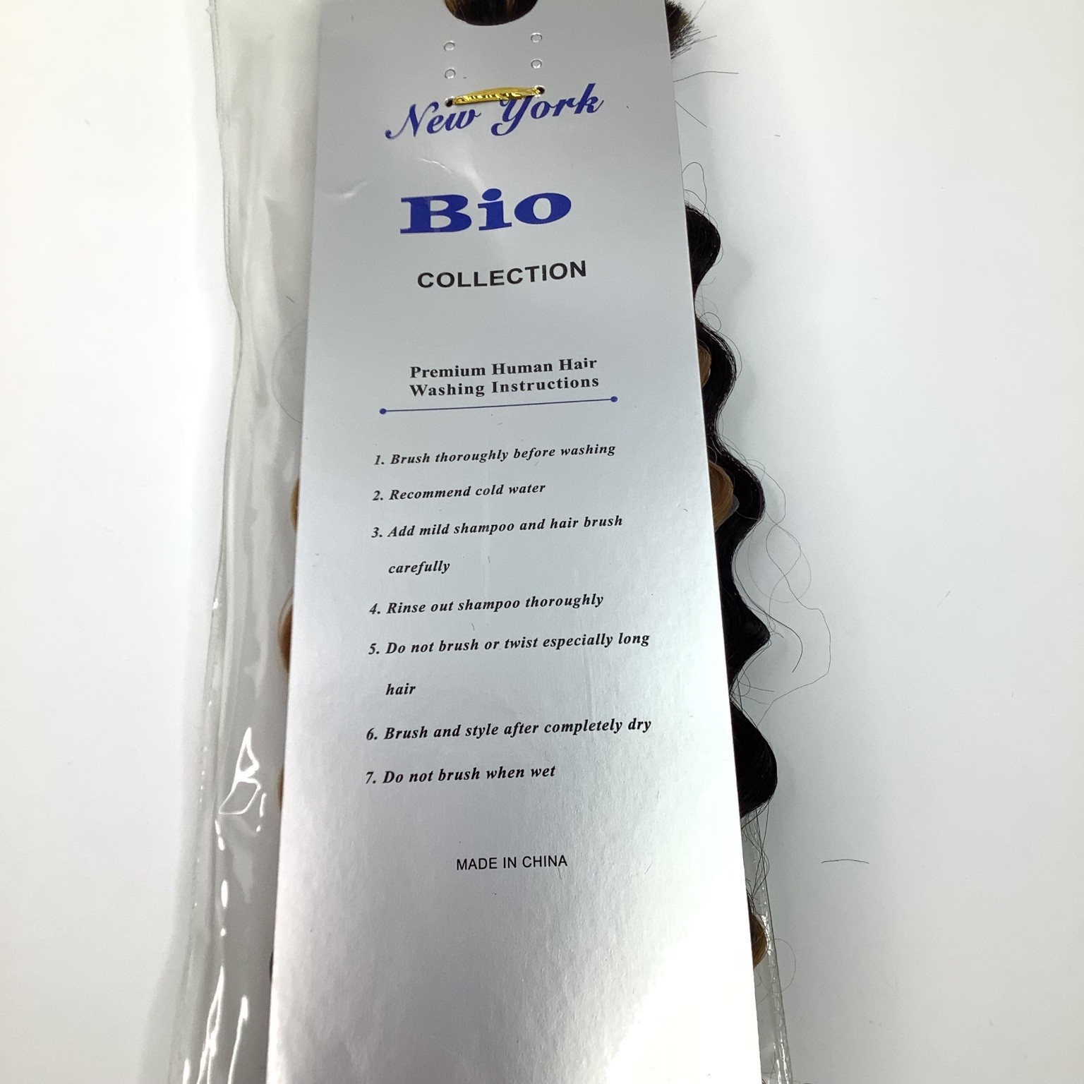 New York Bio H/H DEEP BULK-14″ Hair Extensions F1B/27 Wavy Premium Human Hair