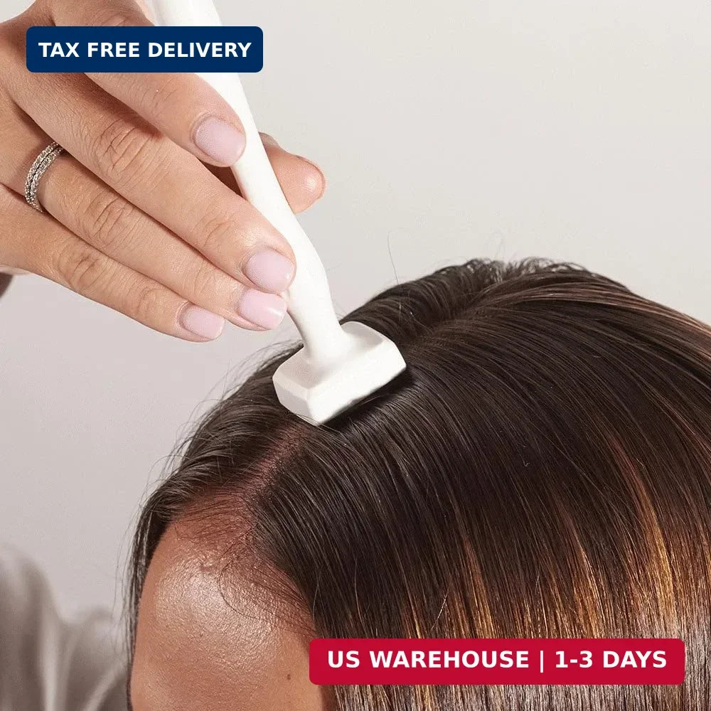 Dermastamp for Hair & Beard Micro-exfoliating Tool for Women and Men