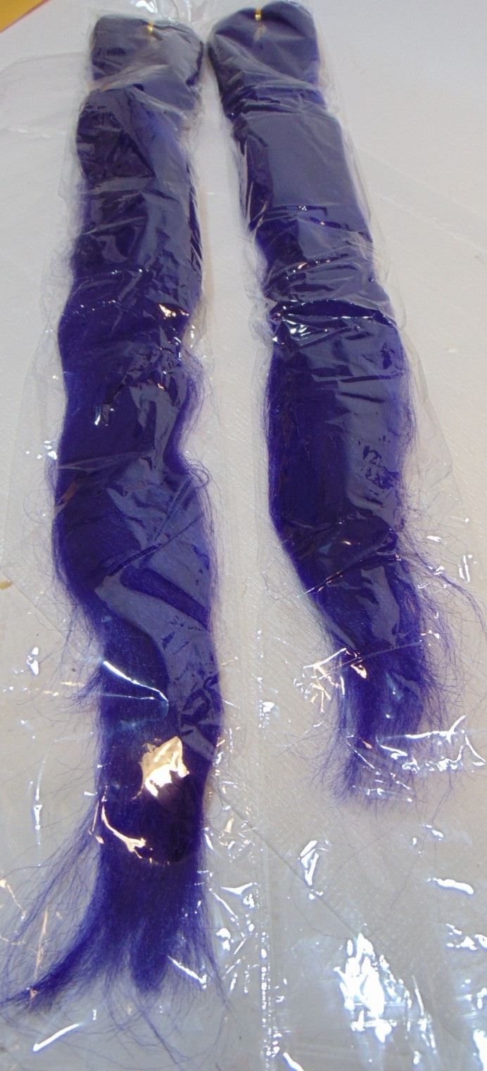 Purple Braid 52” Long Braiding Weaving Styling Twist Crochet Hair 2 Pack Weave
