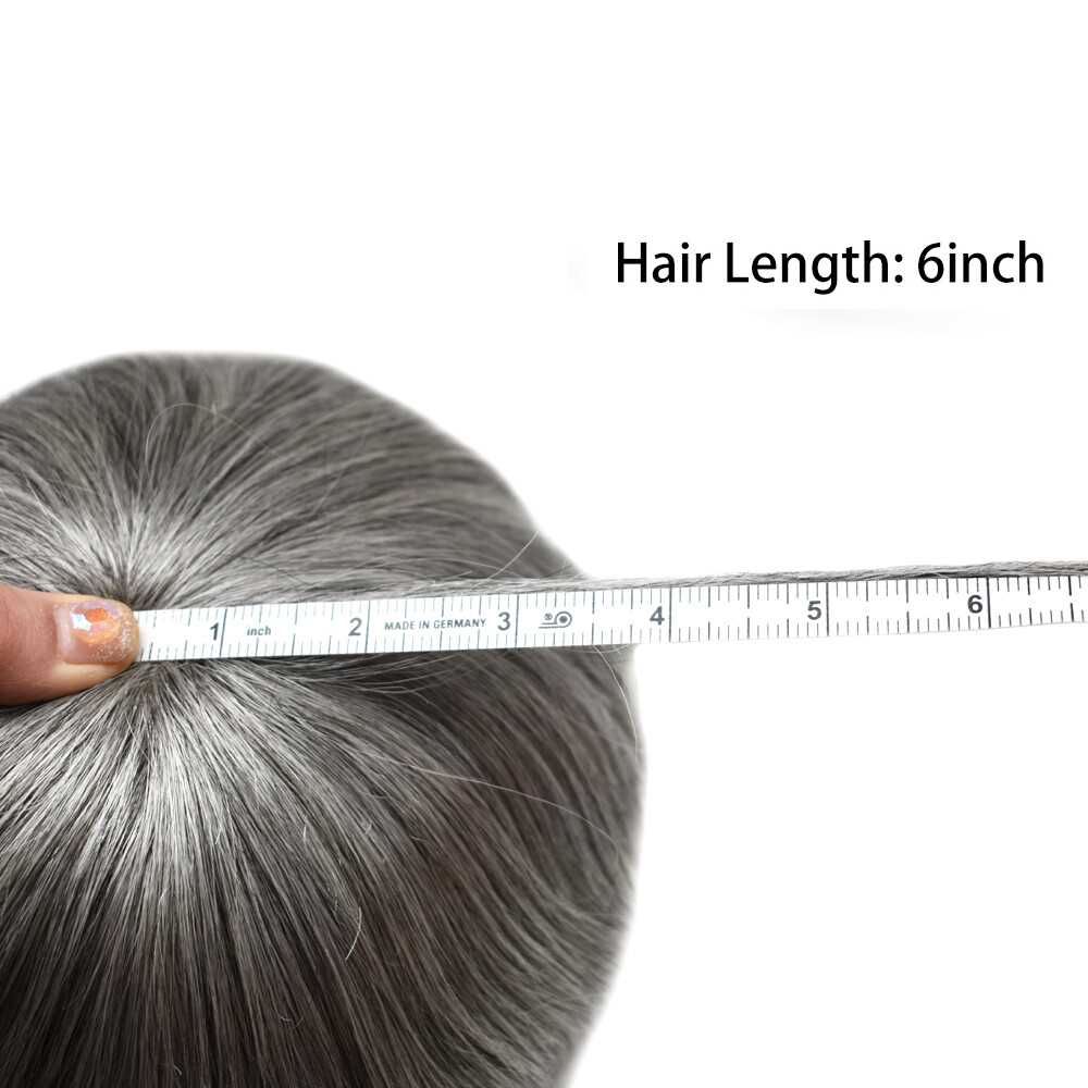 Mens Toupee Hair Piece System All French Lace Hair Replacement Unit Wig for Men