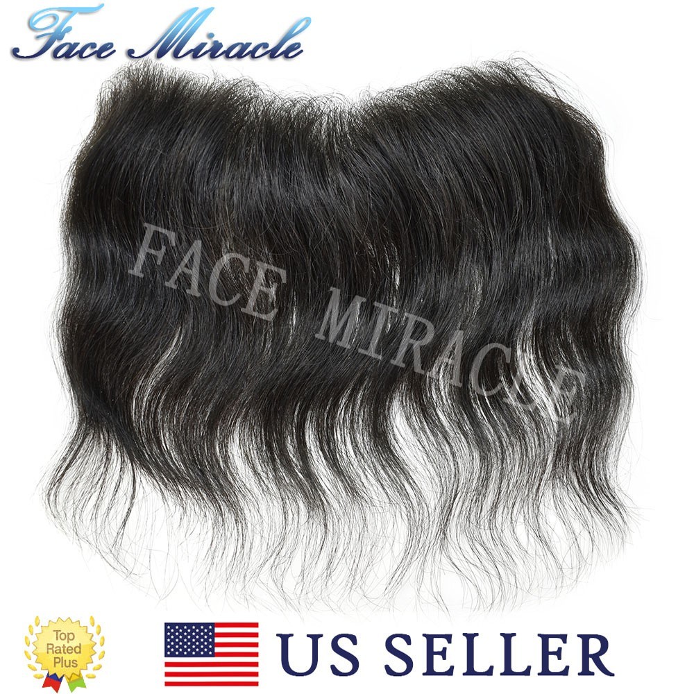Mens Frontal Hairpiece All Poly Toupee Hair for Men Forehead Hairline Toupee