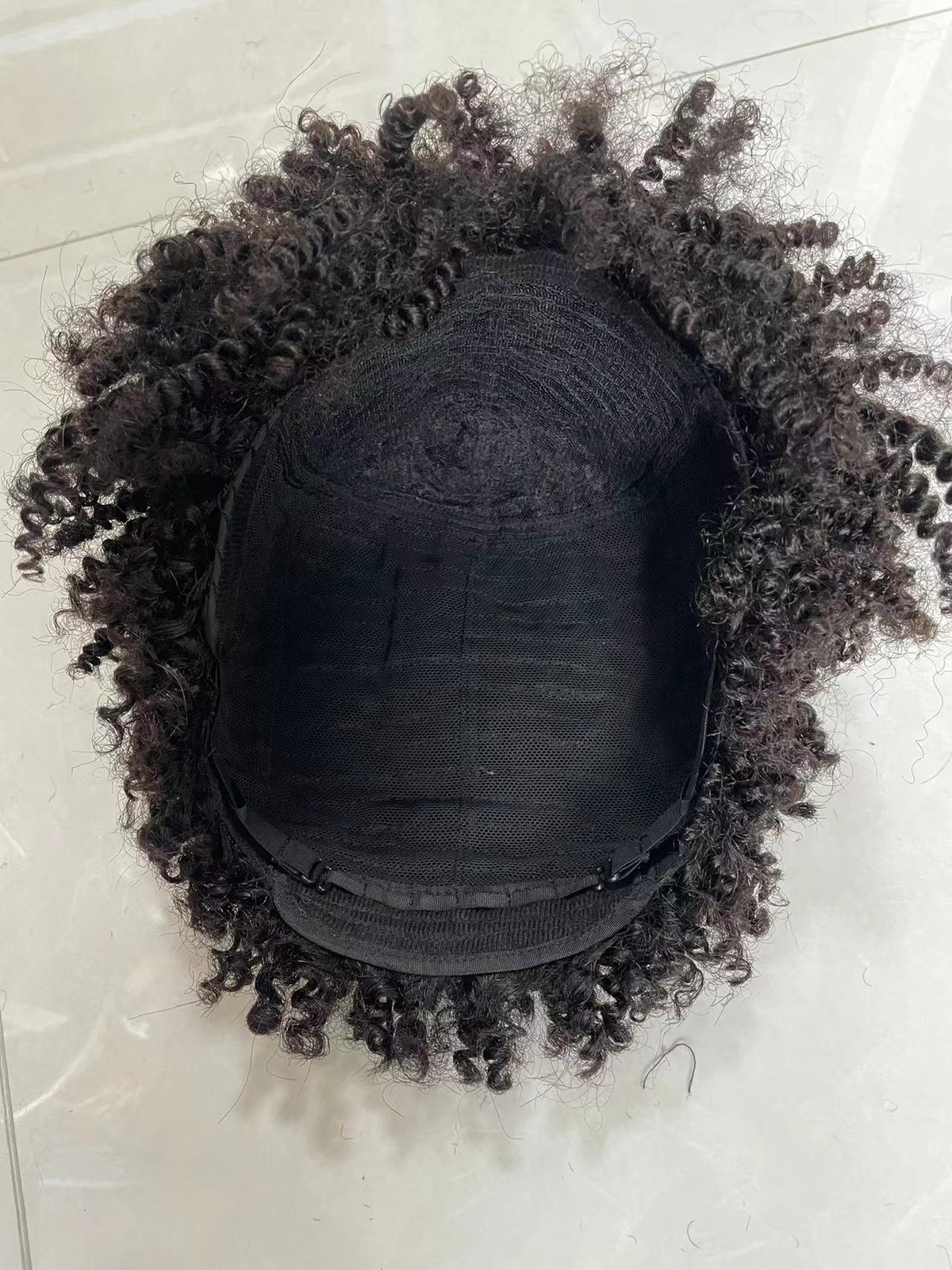 Human Hair Afro Kinky Curly Wig No Lace 100% Human Hair Wigs For Women