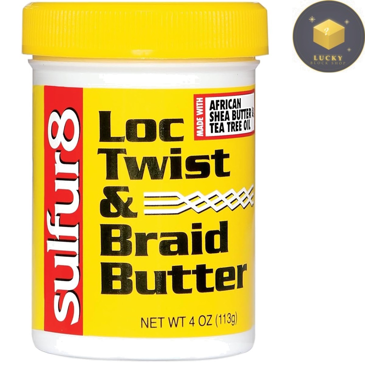 4 oz Sulfur 8 Hair Butter – Adds Shine, Softens Locs, Twists & Braids