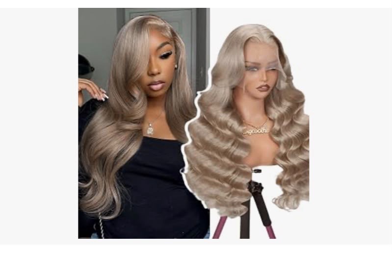 Luvme Hair Honey Golden Blonde Highlights Human Hair Wig, 24″