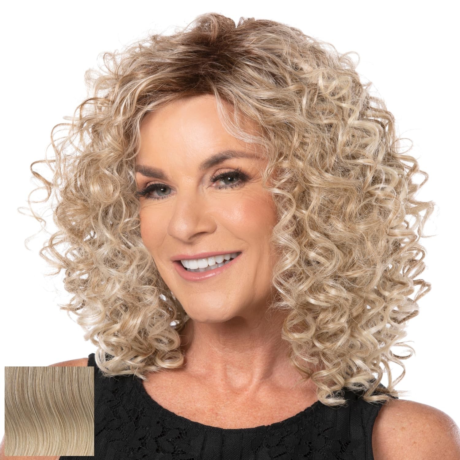 Toni Brattin Irresistible Wig Light Blonde – Lace Front Spiral Curls New
