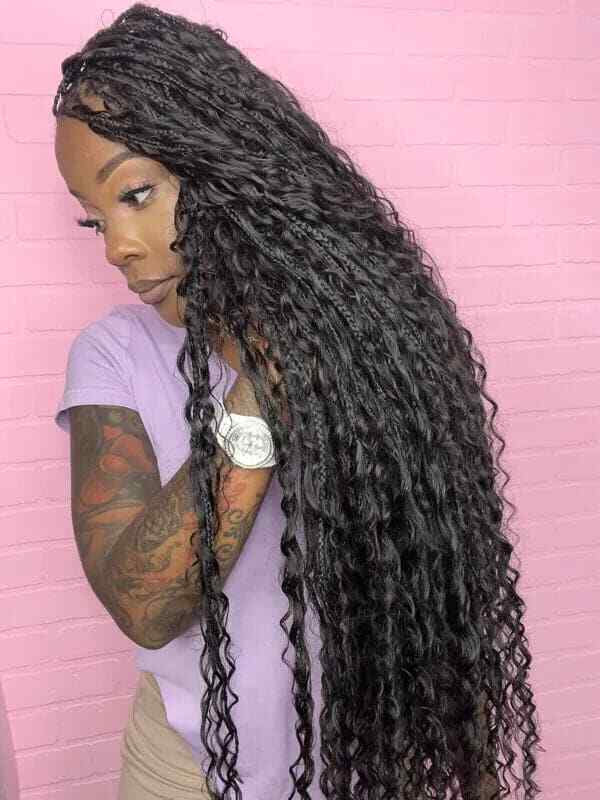 100 Human Hair Micro Braiding Best Quality Bulk Mink REMY Hair 22″ 100g/bundle